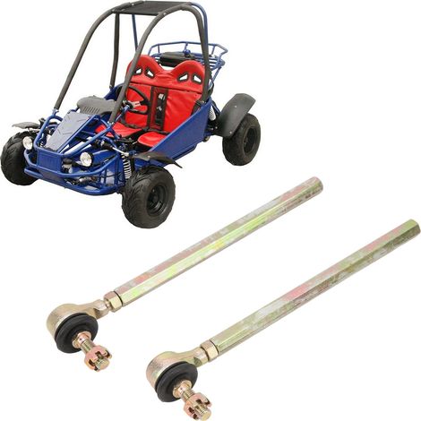 Deux embouts de biellette de direction M10 de 10 mm conviennent aux modèles de VTT, quads, motos et karts de 110 cm3, 125 cm3, 150 cm3 et 200 cm3. (1/5)