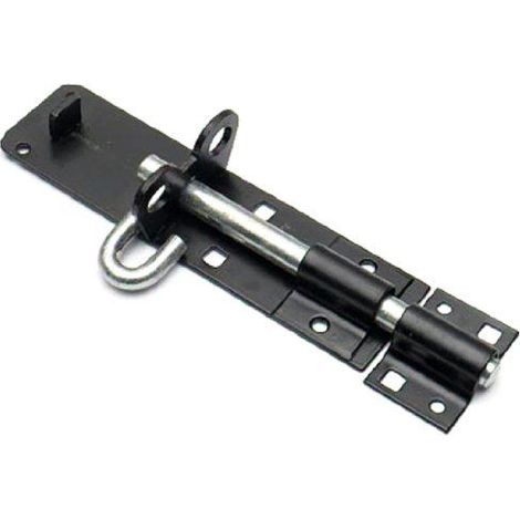 Bulk hardware BH01738 Loquet de type 2A Noir 150 mm