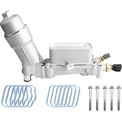 Boîtier de filtre à huile moteur 68105583AF avec refroidisseur pour Jeep Grand Cherokee, Dodge Charger, Journey 3.6L V6 et Chrysler Ram 926-959 (1/5)