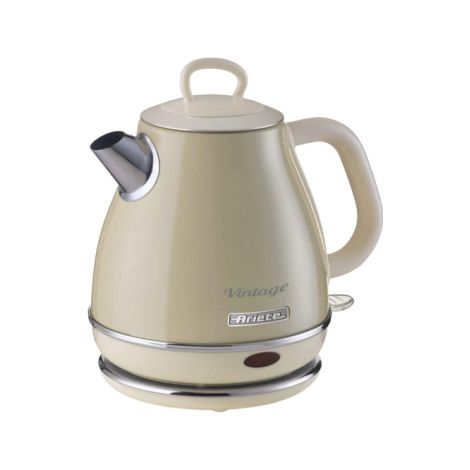 Bouilloire électrique sans fil 1L 1630W beige – Base pivotante 360° – Arrêt automatique – Parois froides – Ariete (1/5)