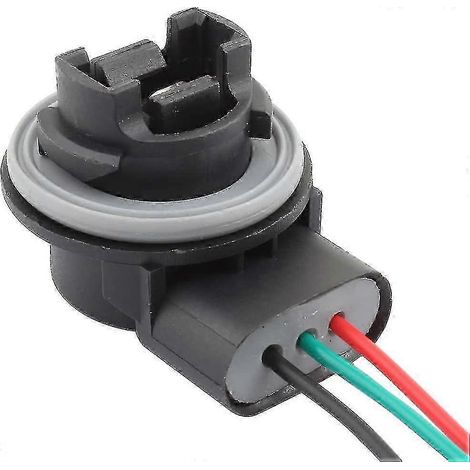 Adaptador hembra para portalámparas T25 3157 para bombillas de luz de freno de automóvil (paquete de 2) 2 pestañas - Edición Yvan 0619 (1/4)