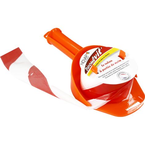 Enrouleur de ruban 50mmx100m Orange-Déroulvit' - 3047011 (1/3)