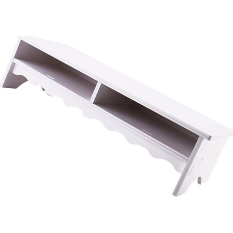 Support Moniteur Ordinateur avec Rangement Double Couche Rehausseur Bureau Ergonomique Composite Organiseur de Bureau Pratique pour Ordinateur et Imprimante Installation sans (1/5)