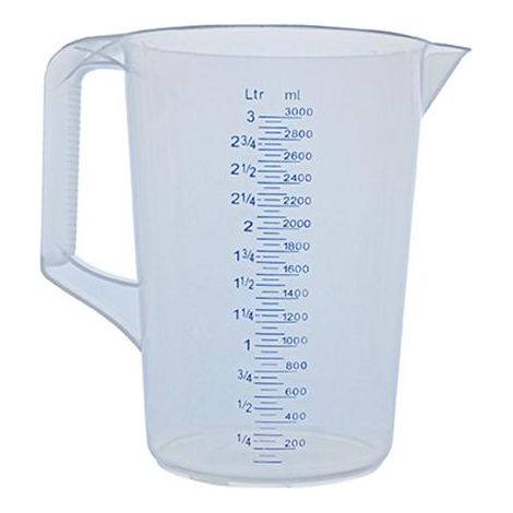 Bicchiere dosatore Paderno 3 litri polipropilene