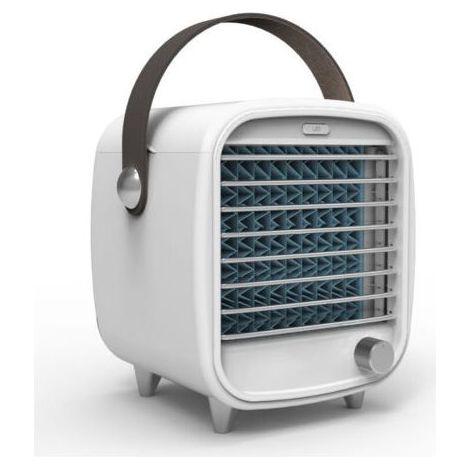 Refroidisseur d'air Portable 4 en 1, Ventilateur Silencieux avec Humidificateur et Purificateur, Mini Climatiseur USB LED pour Maison Bureau Chambre 16.515-KZQ (1/3)