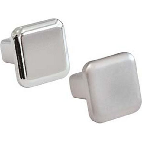 5PZ POMOLI PER MOBILI MOD.GN04 IN ZAMA - MM.20 CROMO OPACO