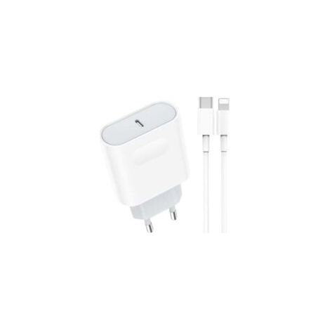 Ladegerät für iPhone 14/14 Pro/14 Pro Max/14 Plus/13/12/11/SE/Mini/X/XS/XR, 25-W-USB-C-Schnellladestecker und 1 m langes USB-C-Netzteilkabel von Trefard-Crezuo
