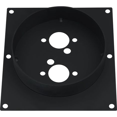 Tourelle Plane Chauffage Diesel, Plaque Montage Au Sol Chauffage Diesel Auxiliaire, Plaque Montage en Acier Inoxydable pour Chauffage, Camions, Véhicules Tout-terrain, Bateau, Caravanes, 30mm