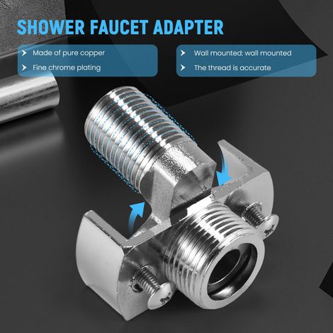 Pied incurvé cuivre réglage angle douche vis excentrique accessoire robinet B (1/5)