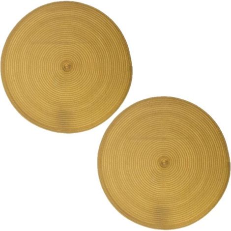 Lot de 2 sets de table ronds tressés TRESSE (1/3)