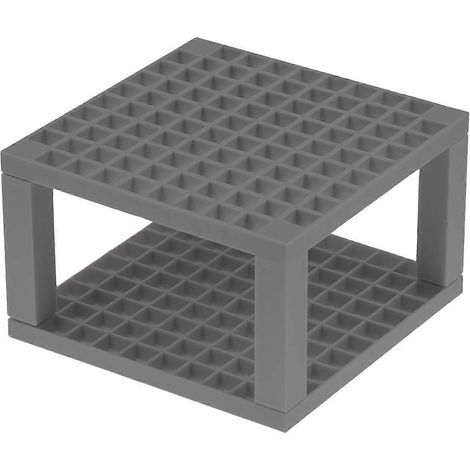 Porte-crayons multifonctionnel détachable à 96 trous, présentoir de bureau, organisateur pour marqueurs de dessin, pinceaux et outils cosmétiques (gris)-Grey (1/4)