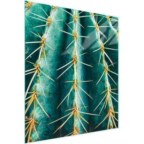 Schneidebrett aus Glas, 45 x 52 cm, Kaktus (1/5)