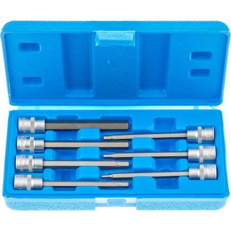 Juego 7 vasos Allen largos para carraca 3/8 3 a 10 mm