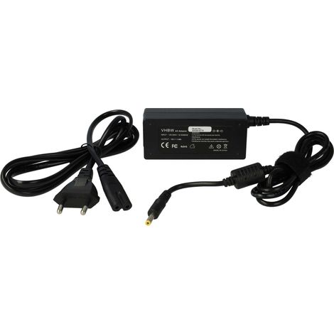 vhbw Netzteil kompatibel mit Compaq Mini 735, 733, 731, 730, 700, 705, 703, 702, 701 Notebook - 200 cm, 30 W (1/5)