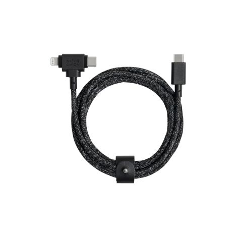 Native Union Belt Cable Duo - USB-C - Cavo USB-C / Lightning, 1,5 m (cosmos) (1/2)