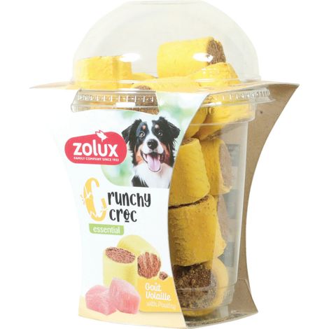 Friandises Crunchy Croc Volaille XL 240 g pour grand chien - zolux