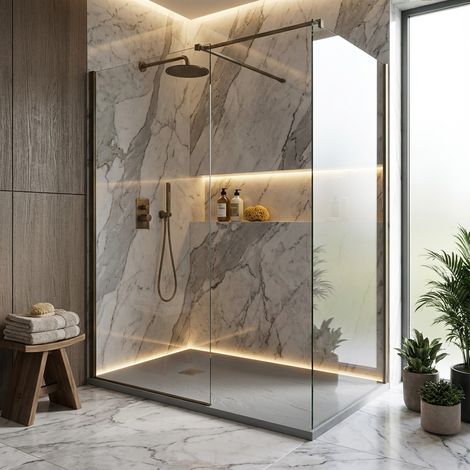 Piatto doccia in resina colore cemento 75x120 cm con griglia e piletta – Showey