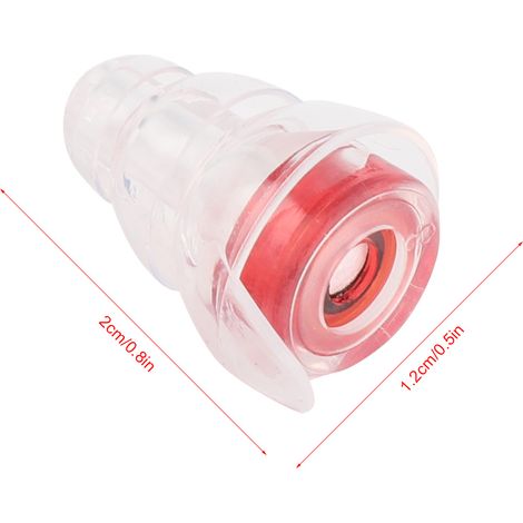 Bouchons d'oreille de haute qualité avec réduction de bruit de 27 dB pour concerts, percussions et fêtes (rouges) (1/5)
