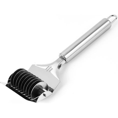 Coupe-pâtes en acier inoxydable, machine à pâtes manuelle (1 pièce), rouleau à pâtes en treillis manuel