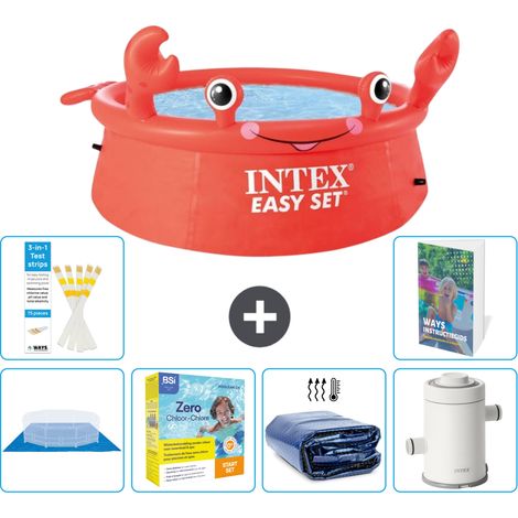 Intex Piscina Easy Set Rotonda - Granchio - 183x51 cm - 7-pezzi  S71