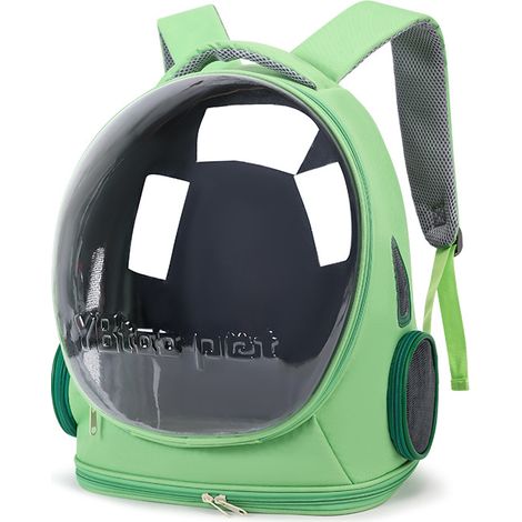 Sac à dos pour chat avec hublot transparent, sac de transport animal respirant en tissu Oxford, grande capacité, sac de voyage pour chat et petit chien 42×33×20cm, jusqu'à 7kg (1/4)