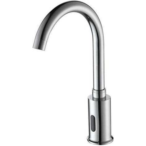 Automatischer Infrarot-Wasserhahn – Warm- und Kaltwasserauslauf – Berührungslose Technologie für hygienisches Waschen – Wassersparend (1/5)