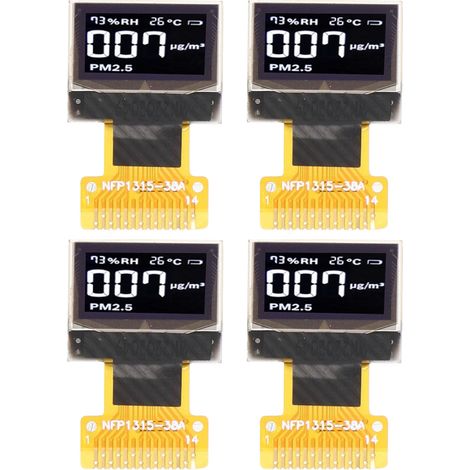 Module d'affichage à diode électroluminescente organique, 4 pièces, 0,49 pouces, Interface IIC 64X32 14 broches (1/5)