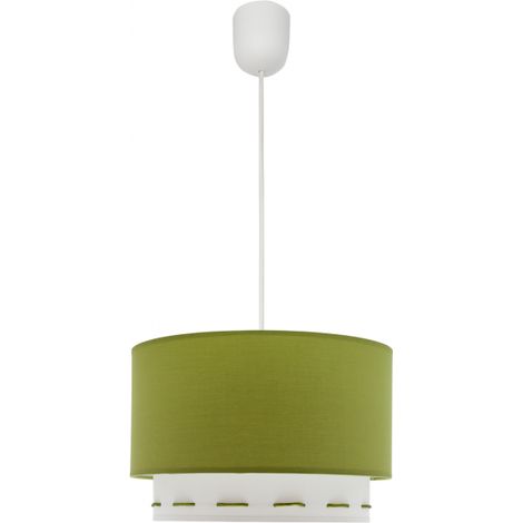 Colgante trazos 1xe27 verde 30d (1/2)