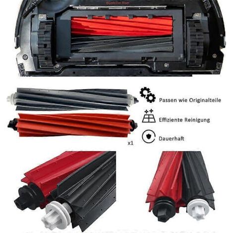NALOOKAMIC Kit d'accessoires pour aspirateur Roborock S8 Pro Ultra, 1 brosse principale pour système à double brosse (1/4)