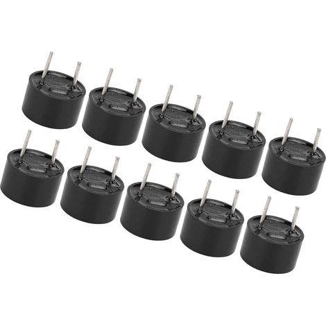 10er-Pack DC 3V Summer Alarm elektromagnetische Summer, 9x6mm und 9x55mm, geeignet für elektronische Produkte.