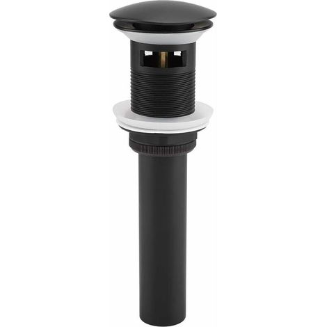 Bonde d'évier Pop-up pour robinet de salle de bain, vidange d'évier en laiton G1 1/4" sans trop-plein-Ensoleillé (1/3)