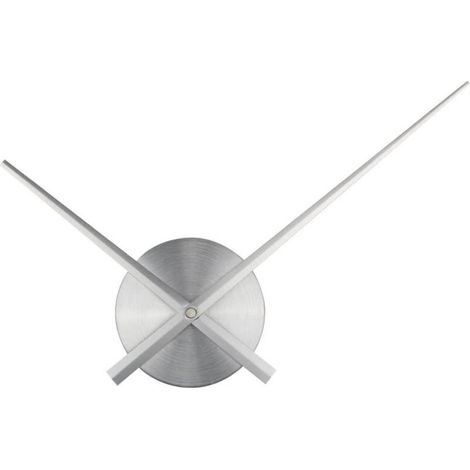 Aiguilles d'horloge 3D - DIY - Aiguilles de grande horloge murale 3D - Home Art Décor. Horloge à quartz. Accessoires (argent) (1/5)