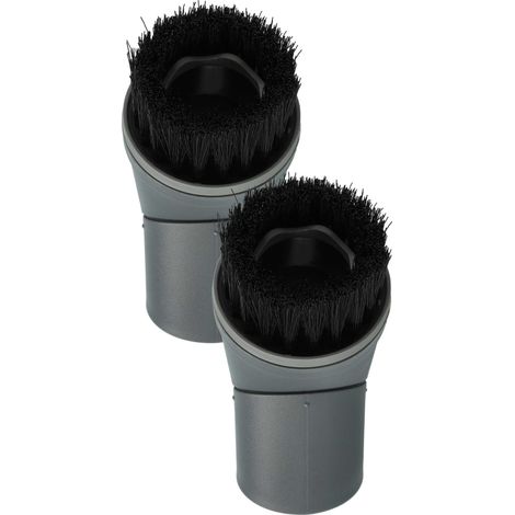 vhbw 2x Ersatz Saugpinsel Set kompatibel mit Miele S6240, S6250, S6230, S6260, S6220, S624, S626 Staubsauger - Rundbürste