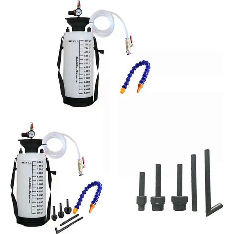 Réservoir de remplissage d'huile pour engrenages 8L, pompe de transfert pour huile de transmission automobile, extracteur et distributeur d'huile pour engrenages, remplissage ATF (1/4)