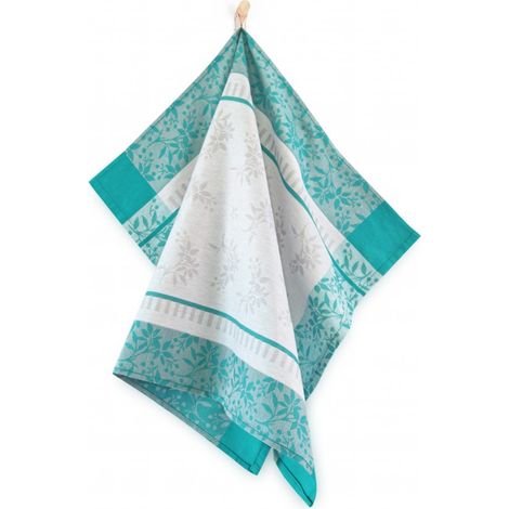 Torchon de cuisine 50x70 Zwoltex Rowan turquoise (1/3)