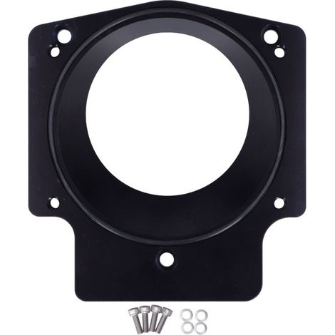 3.6in Intake Manifold Throttle Body Adapter Spacer Suitable for GM GEN III LS1 LS2 LS6 LSX LS4 Black. (1/5)