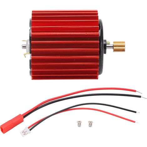 Boîtier de Vitesses 2 Vitesses 370 Moteur Métallique Radiateur pour Pièces WPL RC Voiture (1/5)