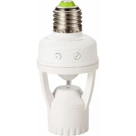 Attacco E27 - GAO - Rilevatore - 360°, durata regolabile, compatibile LED/CFL