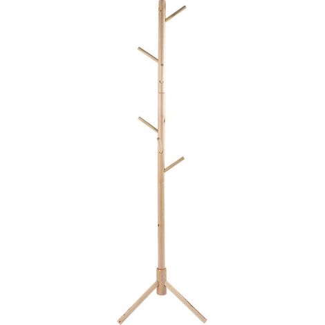 Porte-Chapeau, Support de Plancher de Chapeau de Manteau, Style de l'arbre Manteau en Bois de Chapeau de Support de Chapeau de Chapeau de Support de Stand Debout. (1/5)