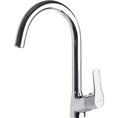 RAMONSOLER 180621 TITANIUM Grifo Fregadero Caño Cisne Cromo - ref: 18E308949 (1/2)