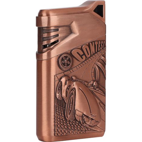 Briquet électrique coupe-vent à double arc, sans flamme (bronze violet concours) (1/5)