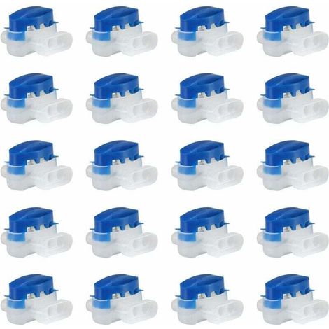 Paquete de 20 conectores impermeables para cables de cortacésped robótico Automower - KZQ