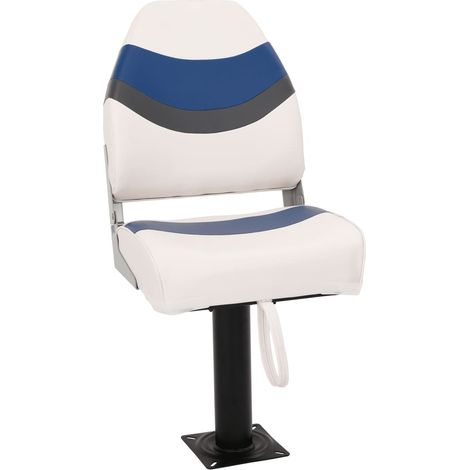 Maison Exclusive - Set Sedile da Barca Pieghevole 2pz con Schienale Alto (1/5)