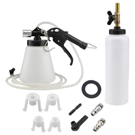 Applicable Auto Air Comprimé Frein Purgeur Dispositif De Purge De Frein Air Purgeur De Frein De Purge avec Bouteille De Recharge De 1L