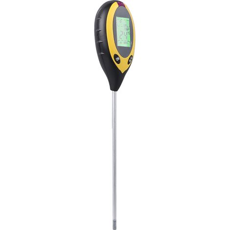 4-in-1-Bodendetektor: Feuchtigkeit, Temperatur, pH-Wert, Licht, präzise Messungen, Digitalanzeige. Bodentester. (1/5)