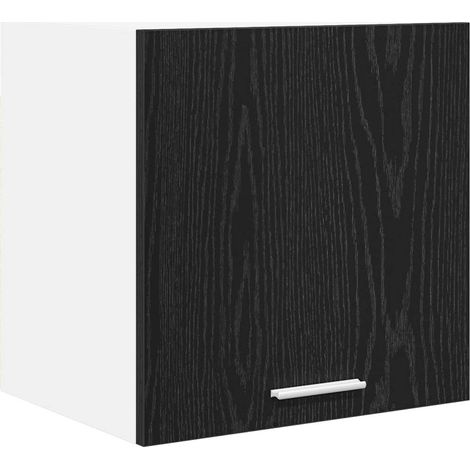 Maison Exclusive - Armadio pensile con porta Rovere Nero e Bianco 40 x 31 x 40 cm