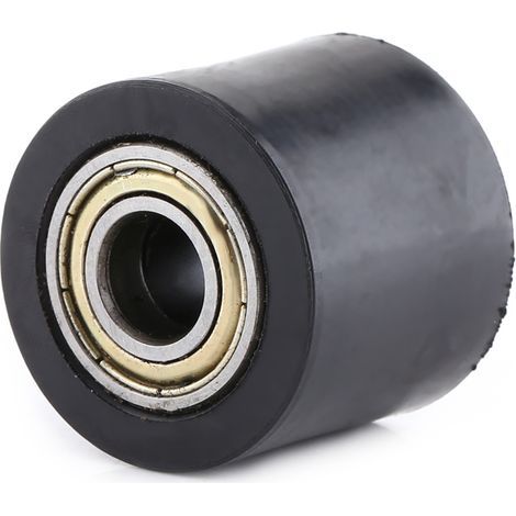 Guide de roue de tendeur de curseur de rouleau de poulie de chane d'entranement de 10mm pour la moto noire de vélo de rue (1/5)