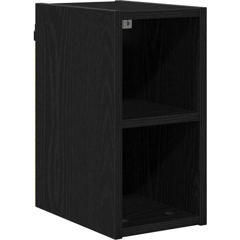 Maison Exclusive - Armadio pensile Rovere Nero 20 x 29,5 x 40 cm Legno multistrato