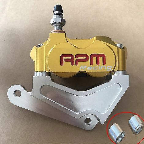 Étriers de frein radiaux à quatre pistons de 82 mm pour moto Honda Dio AF 18/27/28/34/35 - Couleur or - 220 mm (1/5)