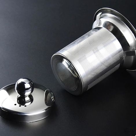 Théière acier inoxydable 800 ml compatible induction